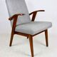 Set of  vintage armchairs chairs 300-123, design by M. Puchała - grey herringbone