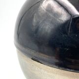 Mario Bertozzi, ceramic spherical vase, Marber Italy, 1970s