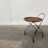 Modern folding teak trolley from the mid-century, Sweden, 1960s