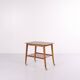 Side table with shelf on wheels - teak - Danish design - 1960s