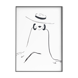Madame n ° 3-30x42cm