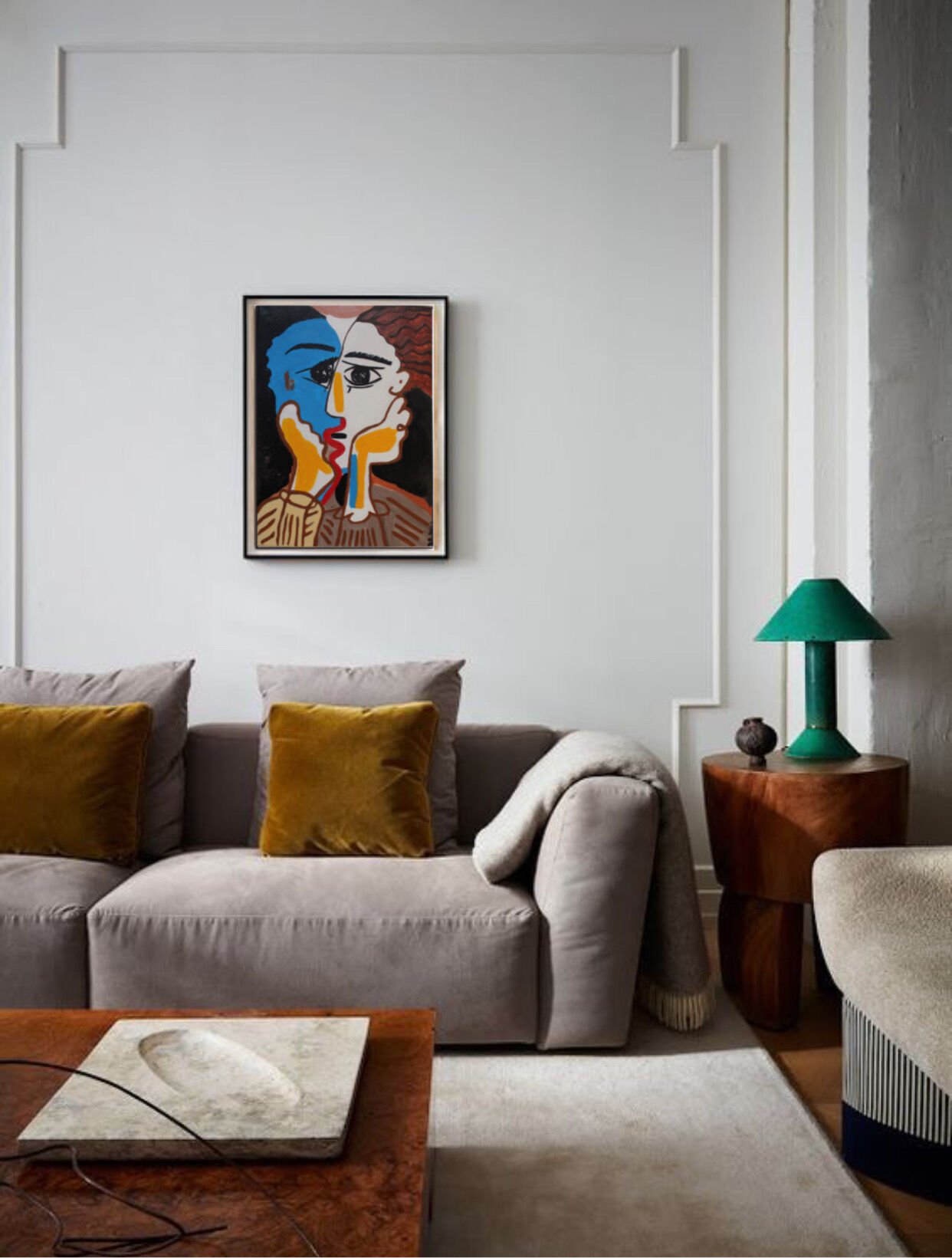 Reproduction of Picasso acrylic canvas Les Amants