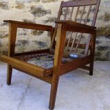 Armchair 50s style scandinavian 3 positions