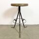 Grey Industrial Workshop Stool, 1960s