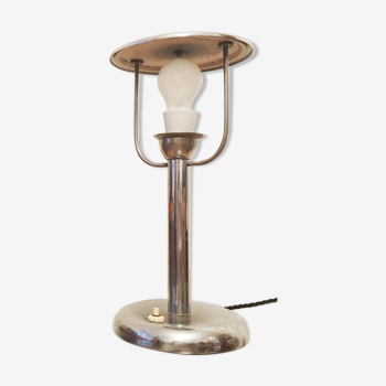 Art deco Steel Table Lamp by Napako, 1930s