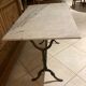 Marble bistro table
