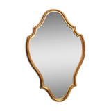 Golden whipped mirror 38x60cm