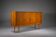 Model 19 teak highboard by Gunni Omann for Omann Jun, Denmark, 1960s