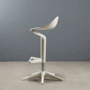 Kartell Spoon stool, vintage design, Antonio Citterio, 2000s