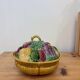 Sarreguemines 5183 barbotine compote dish