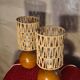 Paire de lampes de chevet boules vintage de style scandinave
