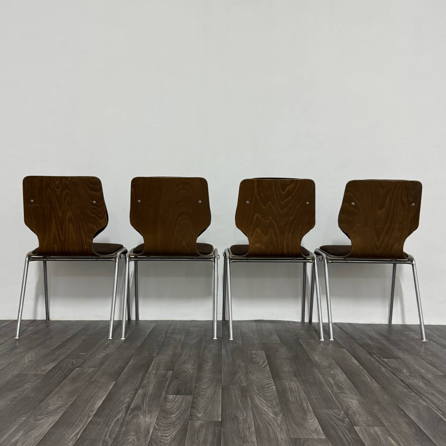 Carlo Ratti Style Set Da Pranzo 4 Sedie Design Modernariato Anni ‘70