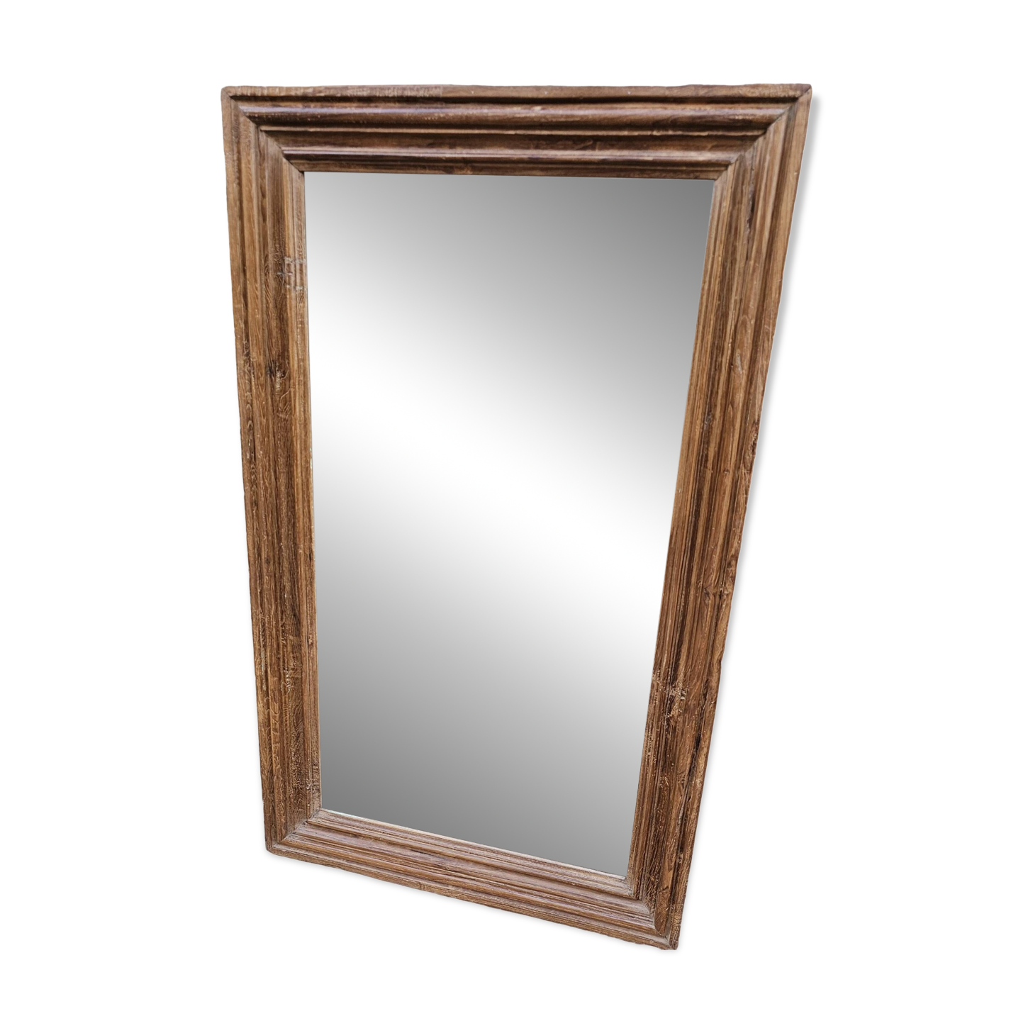 Burmese teak mirror