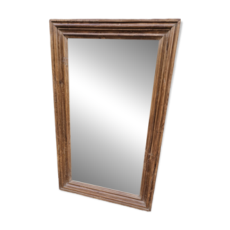 Burmese teak mirror