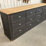 Old cabinet with 12 drawers