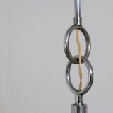 Vintage a. brotto hanging glass lamp esperia 1970s