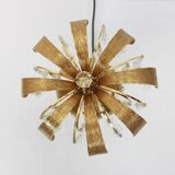 Pair of Murano glass table lamps in the shape of a drop by Palwa, Germany, 1960s.