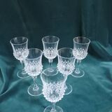 Crystal wine glass