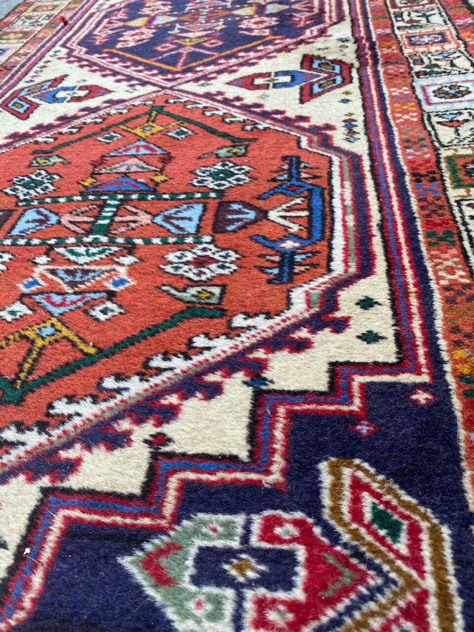 Persian Heriz carpet for 78x305 cm hallway