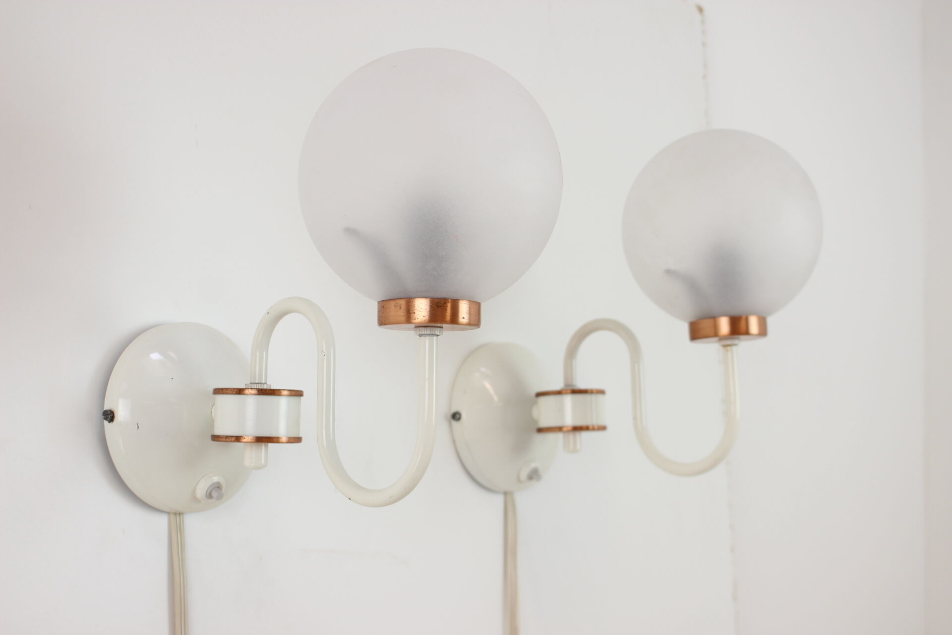 Mid-Century Set of Wall Lamps by Drukov, 1970’s