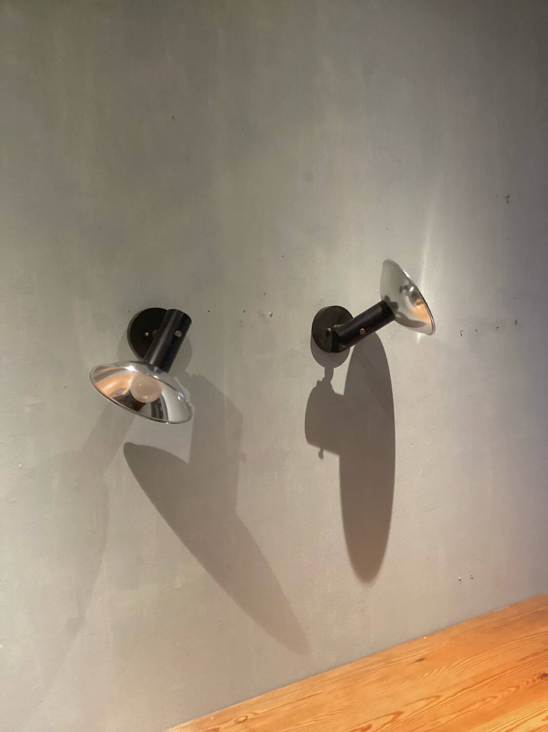 2 fantastisic design vintage wall lamps Spotlight