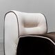 Fauteuil velours 1970