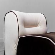 Fauteuil velours 1970