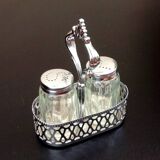 1960s salt / pepper server