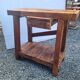 Wooden workbench 101×90cms with 1 drawer