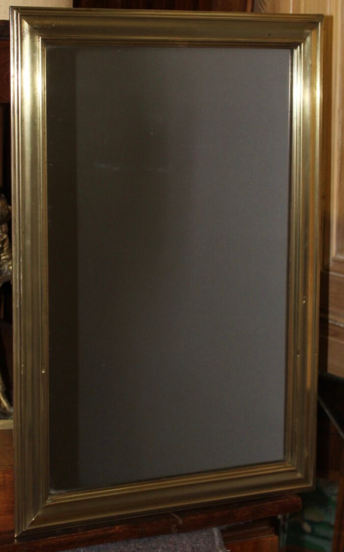 Brass bistro mirror repelled xix