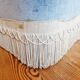 Blue chest pouf