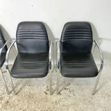 Set of 4 design chairs