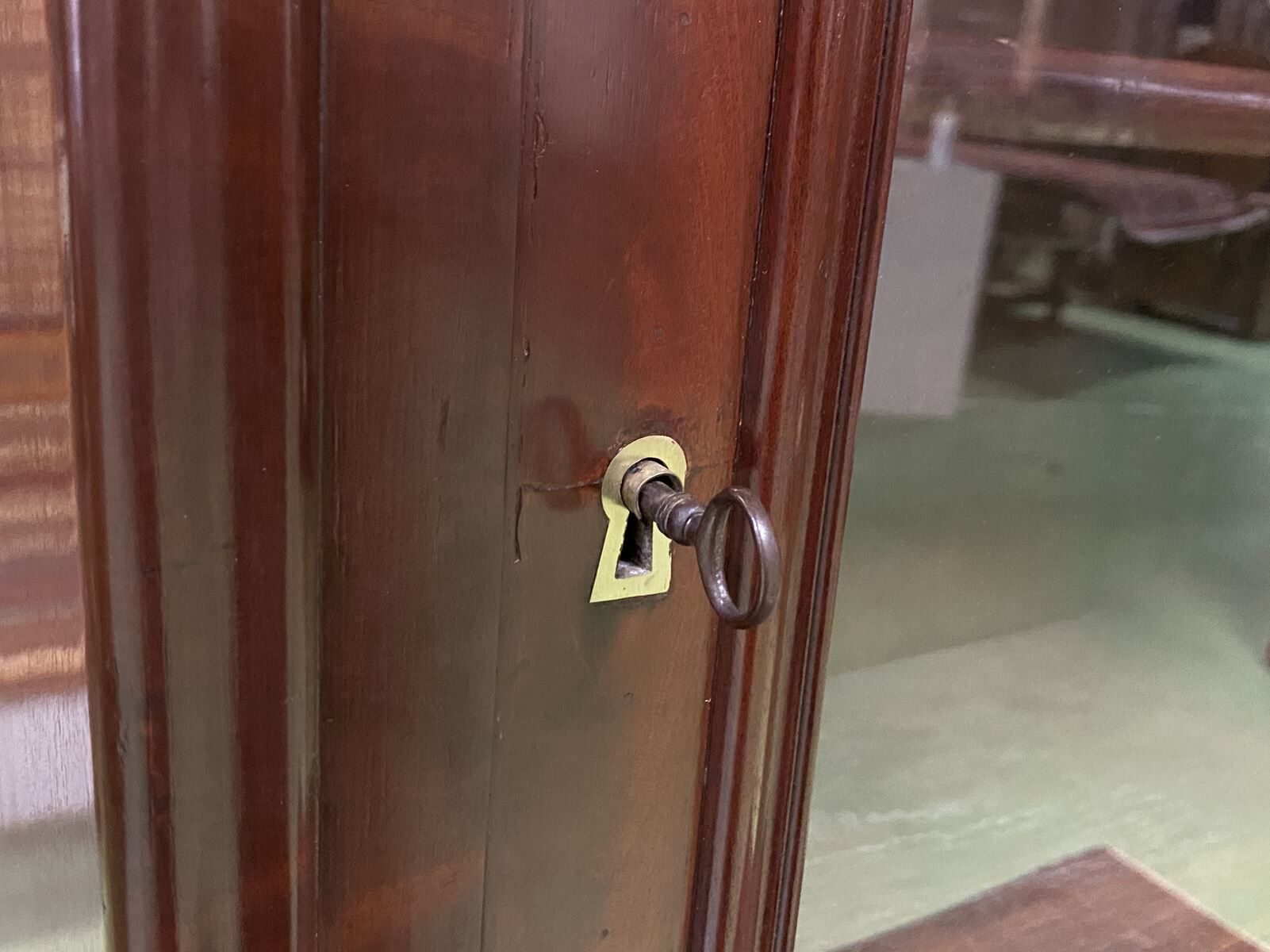 Louis Philippe Library late 19th in mahogany