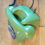 Vintage German green dial phone