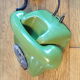 Vintage German green dial phone