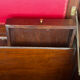 Sideboard, Louis XV style secretary in cherry wood, 1960s.