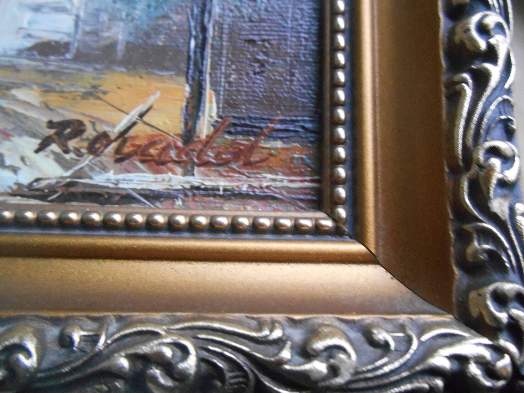 Oil painting canvas