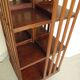 Old pivoting bookcase 3 shelves vintage furniture old furniture