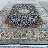 Persian carpet nain wool and silk circa 1960