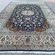 Persian carpet nain wool and silk circa 1960
