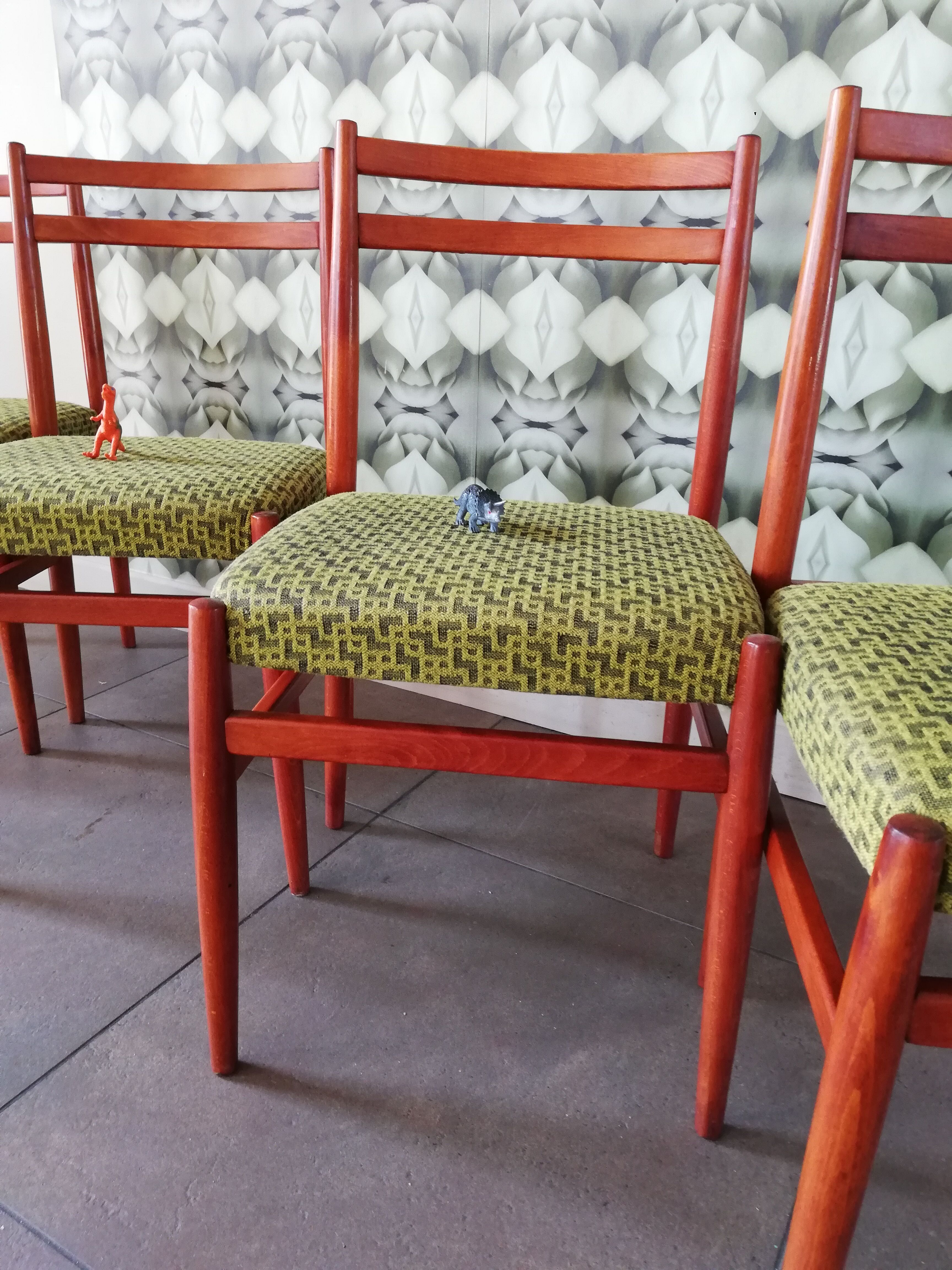 Set of 4 Czech Art Deco Chairs Ton, 1971, Up Zavody, Thonet