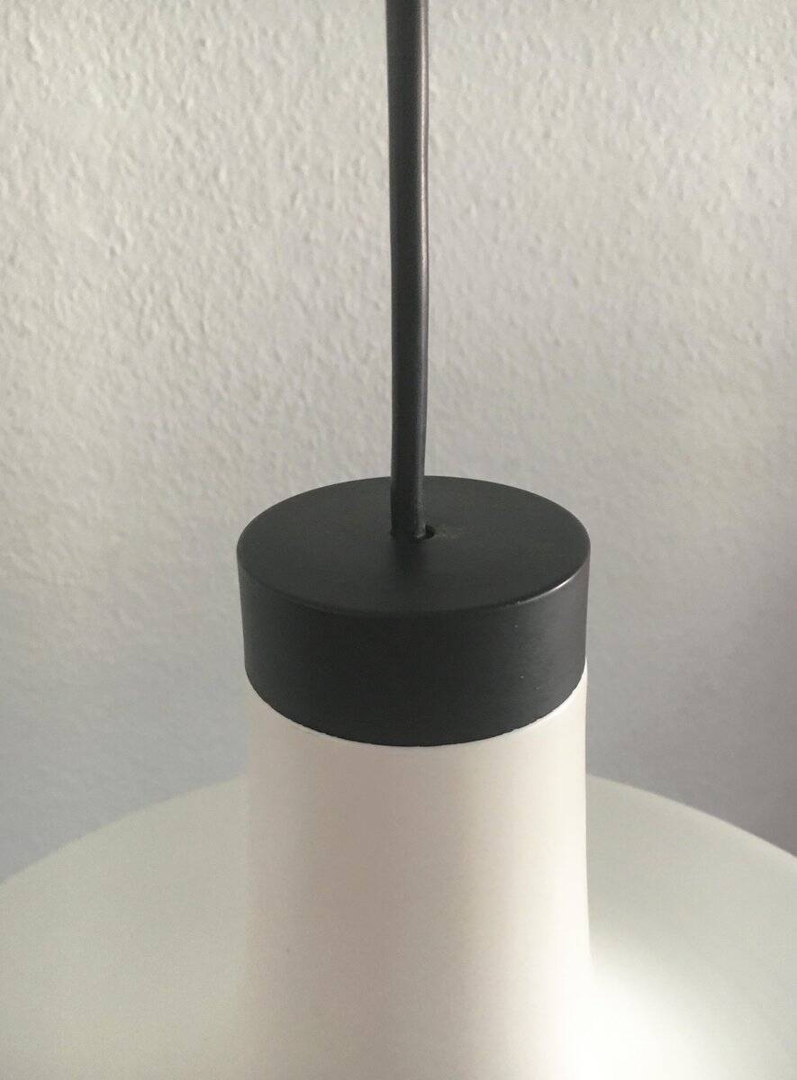 German suspended lamp from the mid-century space age by Staff Leuchten, 1960s.