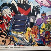 Original canvas cinema poster "Goldorak au cinéma" 120x160cm 1979