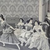 Silk tapestry
