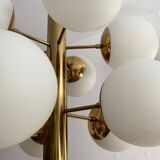 Vintage Sputnik Chandelier with 10 Globes, 1970s