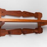 60's coat rack in solid beech