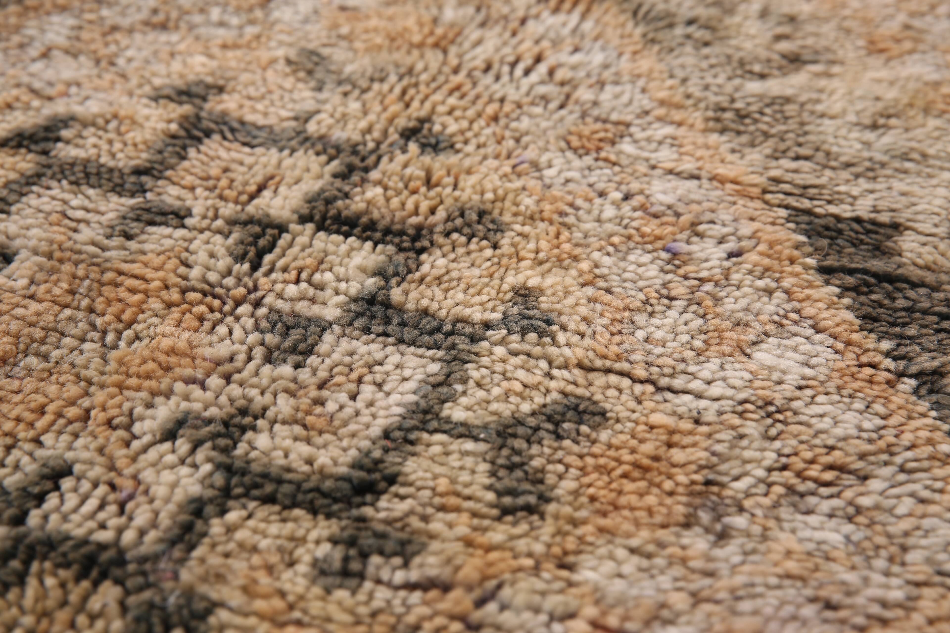Extra Large Vintage Moroccan Rug  217 x 487 - Berber wool Boho Rug Handmade