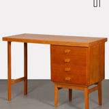 Vintage wooden desk from the 1970s