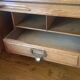 American desk with oak curtain