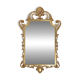 Solid copper 20th Century French Louis XV style beveled wall mirror